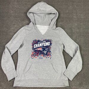 Women's New England Patriots Super Bowl LIII Champions Hoodie Sweatshirt Large